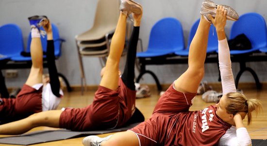 Latvijas sieviešu basketbola izlases treniņus pirmajā nedēļā iespaidojušas veselības problēmas