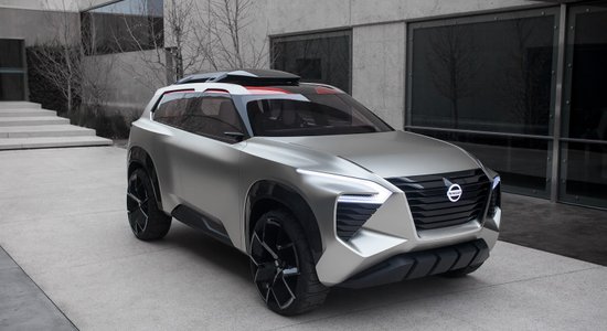 Konceptuāls 'Nissan' sešvietīgais apvidnieks 'Xmotion'