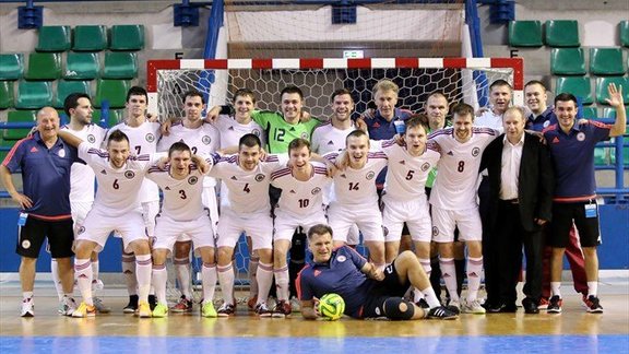 Latvijas izlase futsal telpu futbols