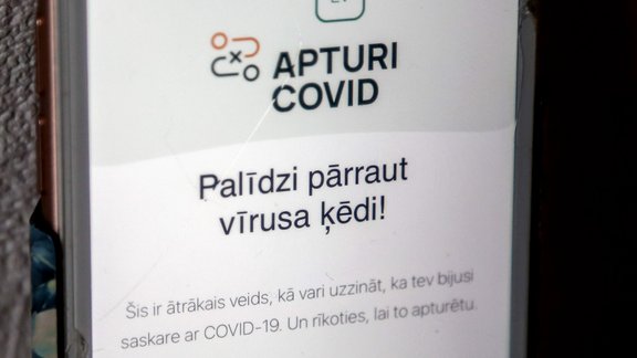 Covid-19, apturi covid, aplikācija, lietotne