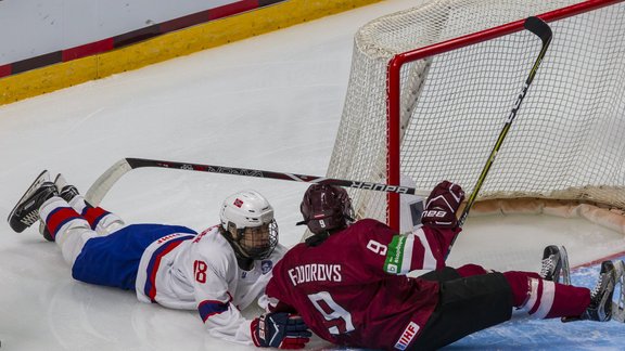 Pasaules U-18 hokeja čempionāts Rīgā: Latvija – Norvēģija