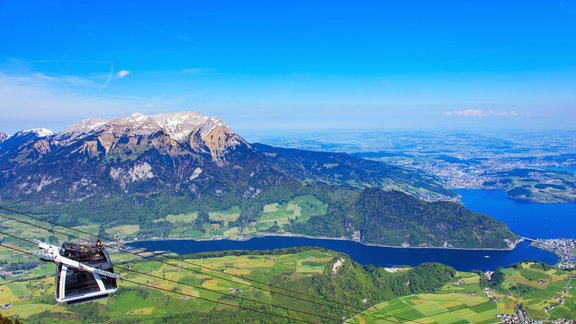 Stanserhorn Cabrio, Šveice, gaisa vagoniņš