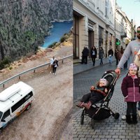 Divi bērni un 100 eiro dienā: ģimene nomaina Baltijas ziemu pret ceļu uz Irānu