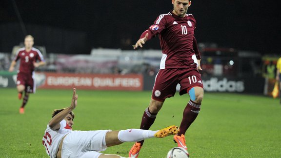 EURO 2016 kvalifikācija futbolā: Latvija - Turcija