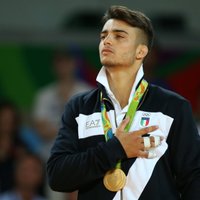 Džudists Bazile izcīna Itālijai 200. olimpisko zelta medaļu
