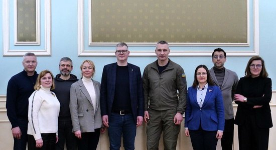 Кирсис посетил Киев и обещал Виталию Кличко продолжить сотрудничество двух столиц