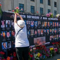 В Одессе активисты почтили память погибших в Доме профсоюзов в 2014 году
