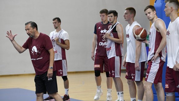 Basketbols, Latvijas izlases treniņš: 2021. gada jūlijs