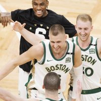 Porziņģis – viens no galvenajiem varoņiem 'Celtics' uzvarā pār bijušo klubu 'Wizards'