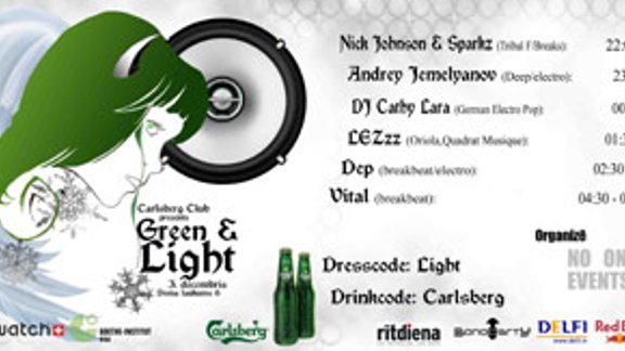 'Green&Light Electro Night' Rīgas Fondu Biržā