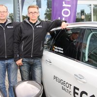 'Peugeot' ekonomiskās braukšanas rekordu uzstāda Lietuvas autožurnālisti