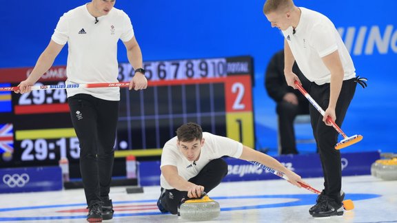 Curling - Beijing 2022 Olympic Games, Sweden vs Great Britain, kērlings, Zviedrija - Lielbritānija