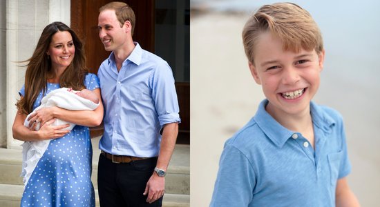ФОТО: Первенцу герцогов Кембриджских принцу Джорджу исполнилось девять лет