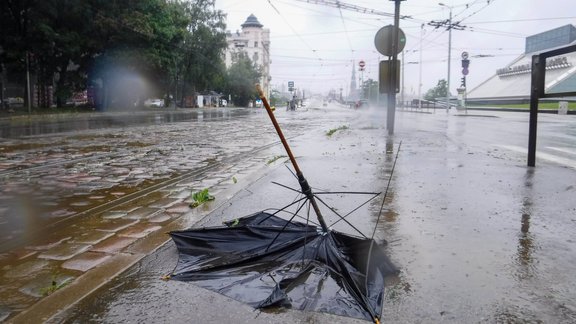 Vētras postījumi Pārdaugavā