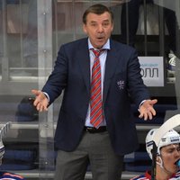 Pārtrūkst iespaidīgā Znaroka un Vītoliņa trenētās SKA uzvaru sērija KHL čempionātā