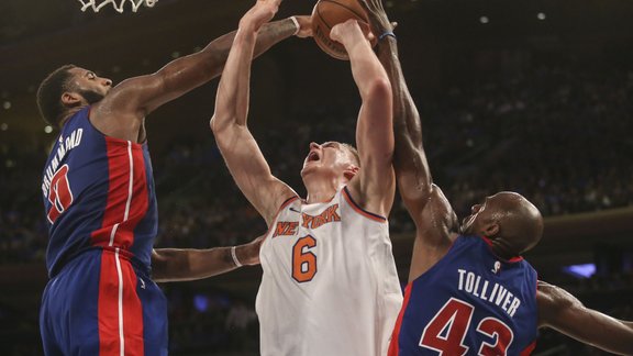 Basketbols;NBA;Knicks pret Pistons - 2