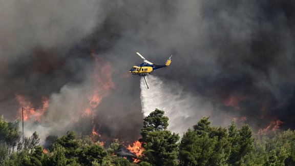 EUROPE-WEATHER/GREECE-WILDFIRE