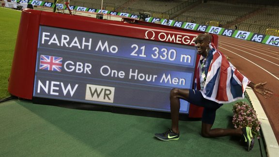 Mo Farahs, pasaules rekords, Mo Farah, vieglatlētika