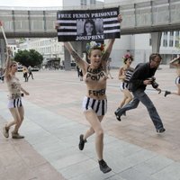 FEMEN добрались до Европарламента и открыли тренировочный лагерь