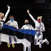 Igaunijas paukotājas aizraujošā finālā kļūst par olimpiskajām čempionēm