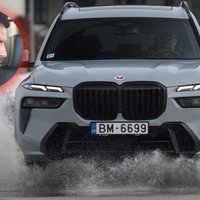 Video: Ernests Gulbis izmēģina lielo 'BMW X7' apvidnieku