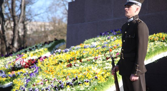 Видео: Рецидивист задержан за то, что топтал цветы у Памятника свободы