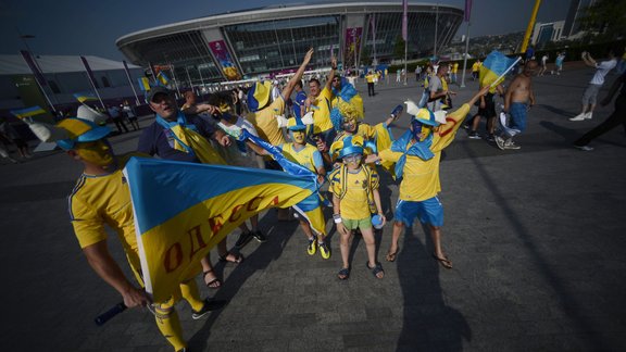 Ukraine fans