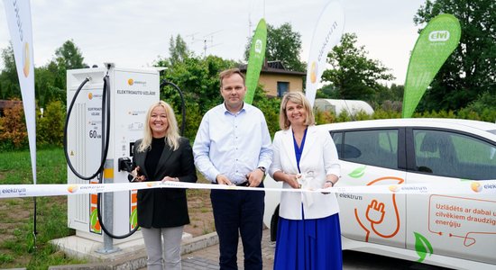 Elvi и Elektrum drive открыли первую совместную станцию для зарядки электромобилей