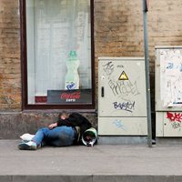 В Риге немного уменьшилось число бездомных