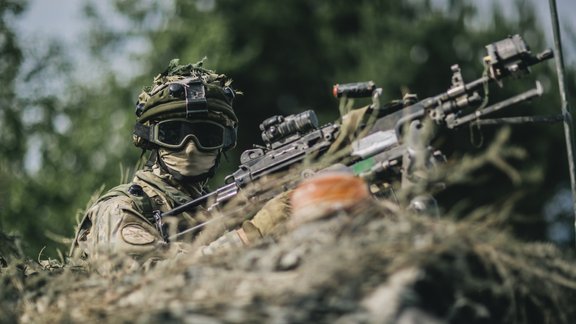 Mācībās "Saber Strike 2018" karavīri trenējas Skrundas novadā - 25