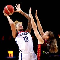 Pasaules kausu basketbolā sievietēm ar uzvarām uzsāk Puertoriko, Kanādas un ASV basketbolistes