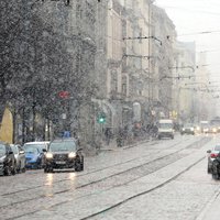 В субботу во многих районах Латвии также ожидается снег