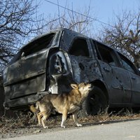 Doņeckā šāviņš trāpa pasažieru autobusā; kopš pirmdienas pieci bojāgājušie