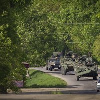 Военная техника США покинула Кишинев на фоне протестов оппозиции