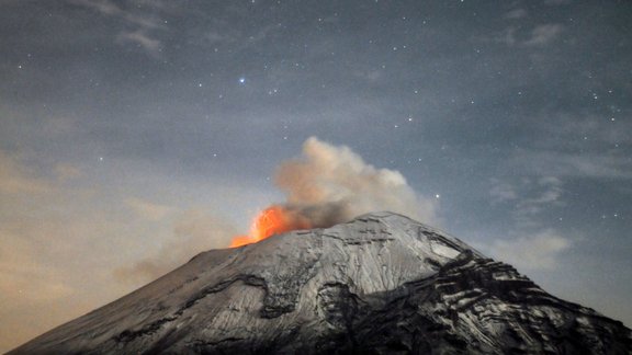 Mexico volcano AFP