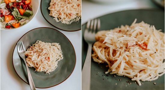 Krēmīgā 'pasta carbonara'