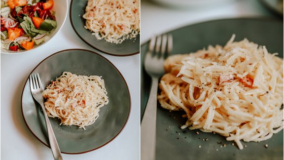 spageti pasta carbonara