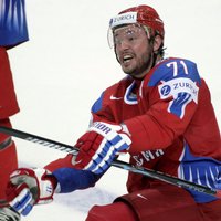 Krievijas hokeja izlase Rīgā ieradīsies ar pieciem NHL spēlētājiem