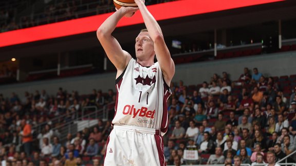 Basketbols, pārbaudes spēle: Latvija - Rumānija