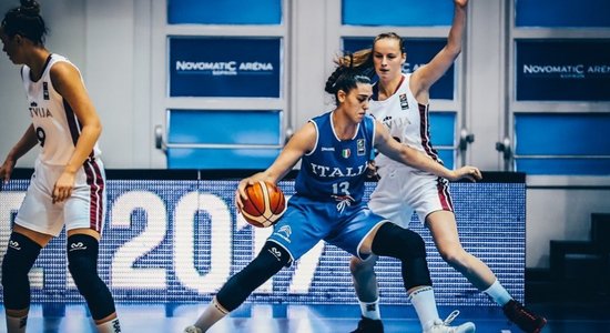 Latvijas U-18 basketbolistes zaudē Itālijai; apdraudēta vieta EČ augstākajā divīzijā