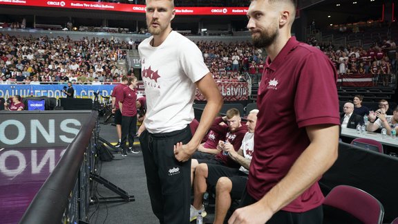 Basketbols, pārbaudes spēle: Latvija - Dominikānas republika