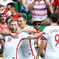Polijas futbolisti 'pendelēs' kļūst par pirmajiem EURO 2016 ceturtdaļfinālistiem