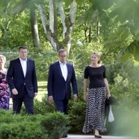 ФОТО: Президенты Латвии и Эстонии подружились семьями