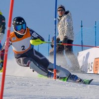 Foto: Gasūnai uzvara FIS slalomā Baltijas kausā Somijā