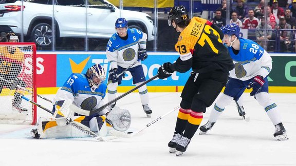 Hokejs, pasaules čempionāts 2024: Vācija - Kazahstāna