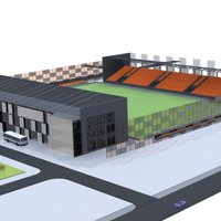 LFF iecere būvēt modernu futbola stadionu Kr.Barona ielā cietusi neveiksmi