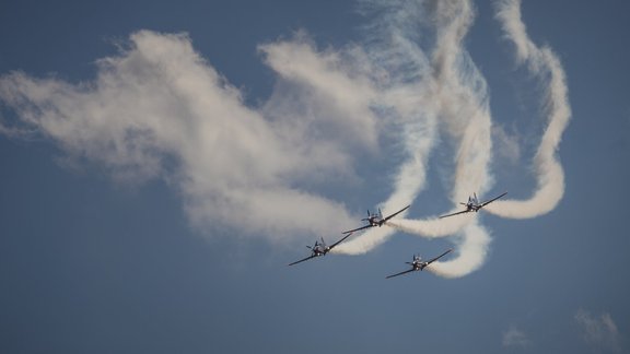 Ar drošības operāciju paraugdemonstrējumiem un aviošovu svin Gaisa spēku simtgadi - 4