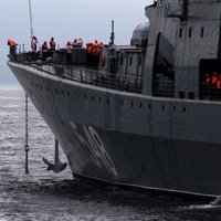 Вблизи водной границы Латвии вновь замечен военный корабль РФ