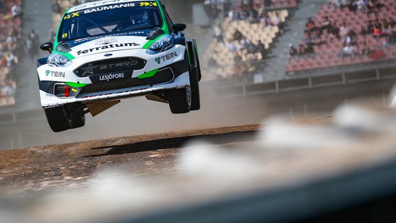 Rallijkross, World RX otrais posms Abū Dabī: Jānis Baumanis