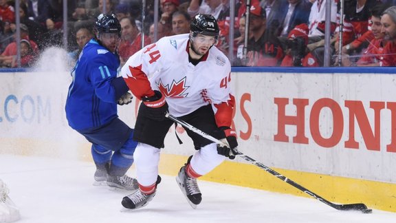 Canada Marc-Edouard Vlasic vs Team Europe Anze Kopitar